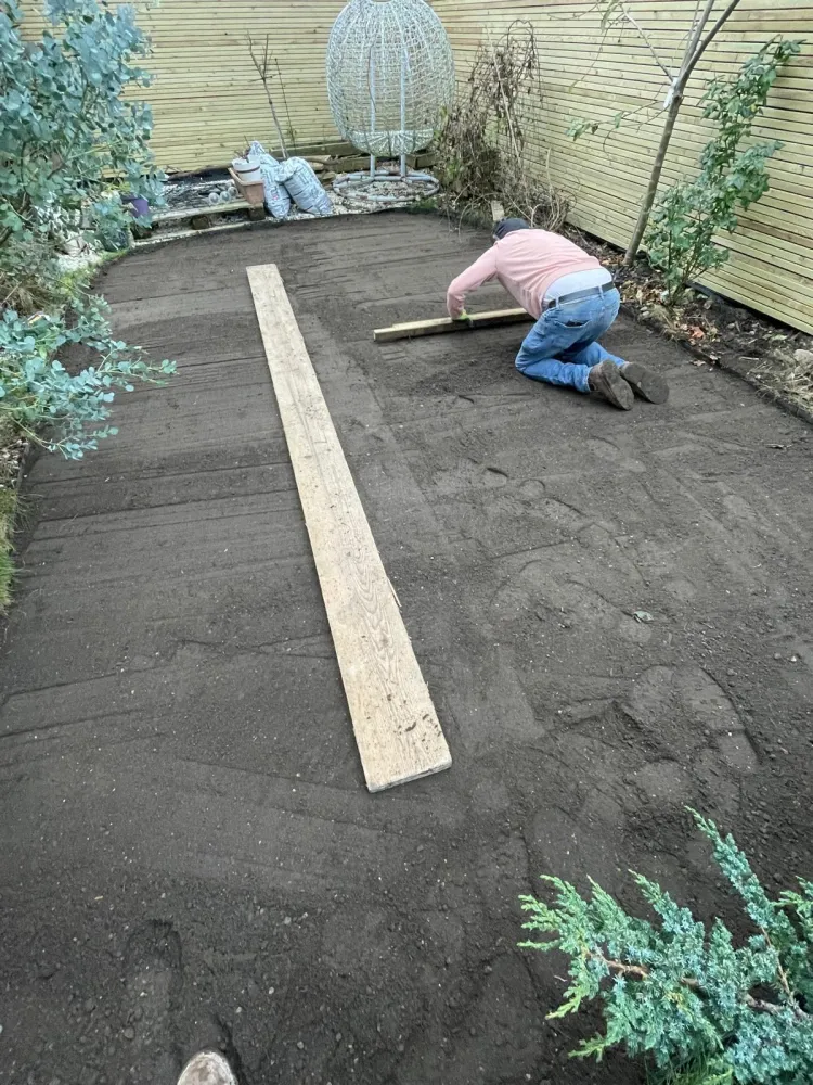 Complete garden transformation