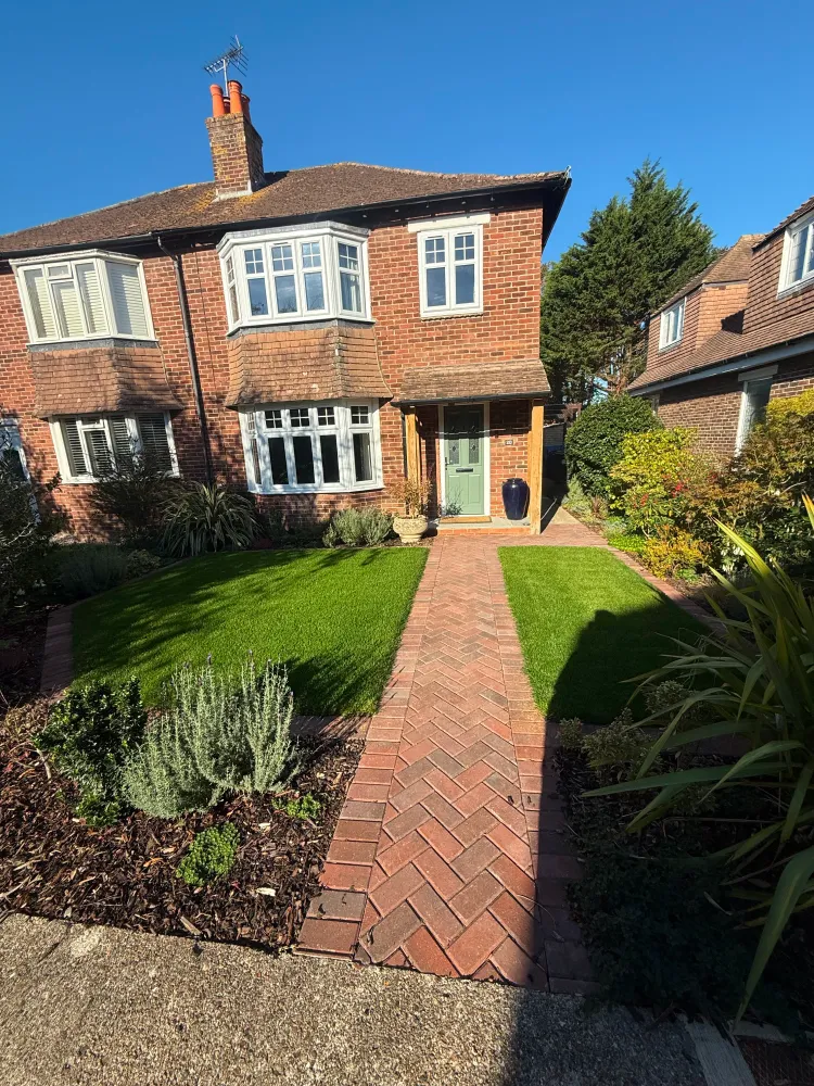 Garden wall and entrance
